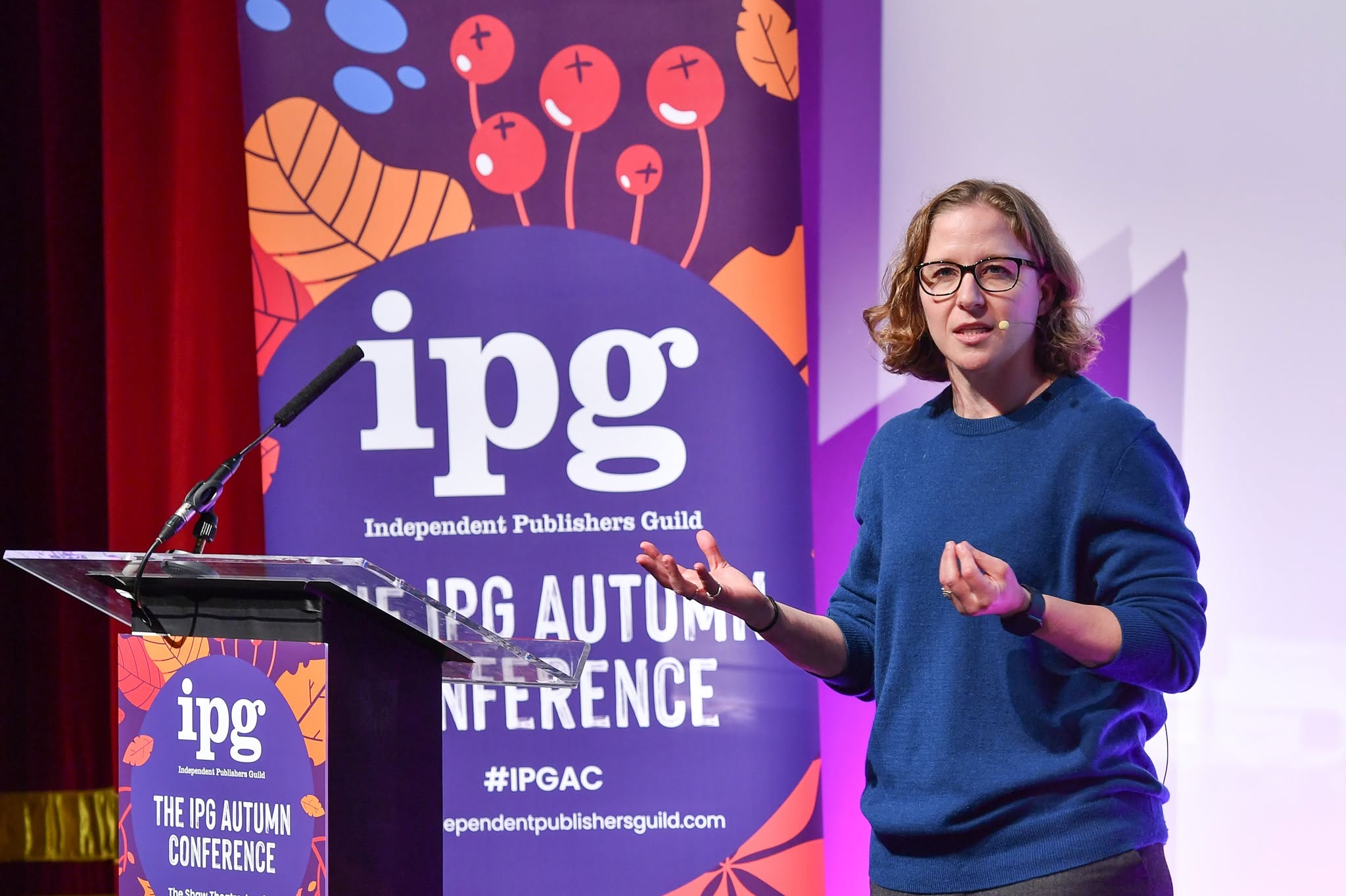 Dr Miriam J. Johnson speaking at the IPG Autumn Conference